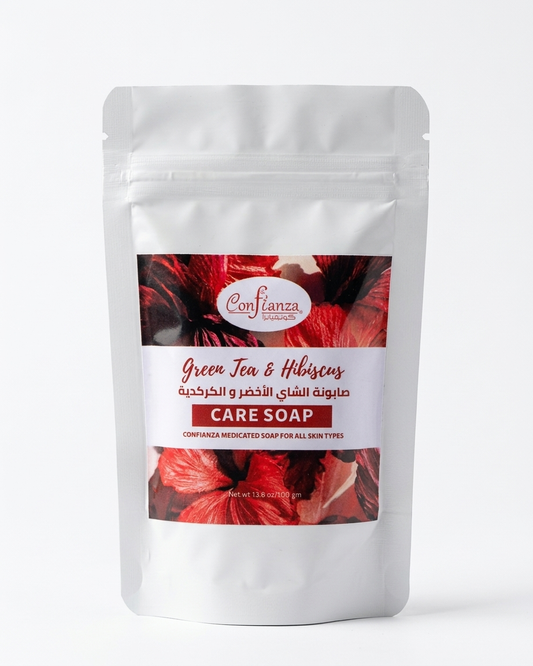صابونة الشاي الأخضر و الكركدية